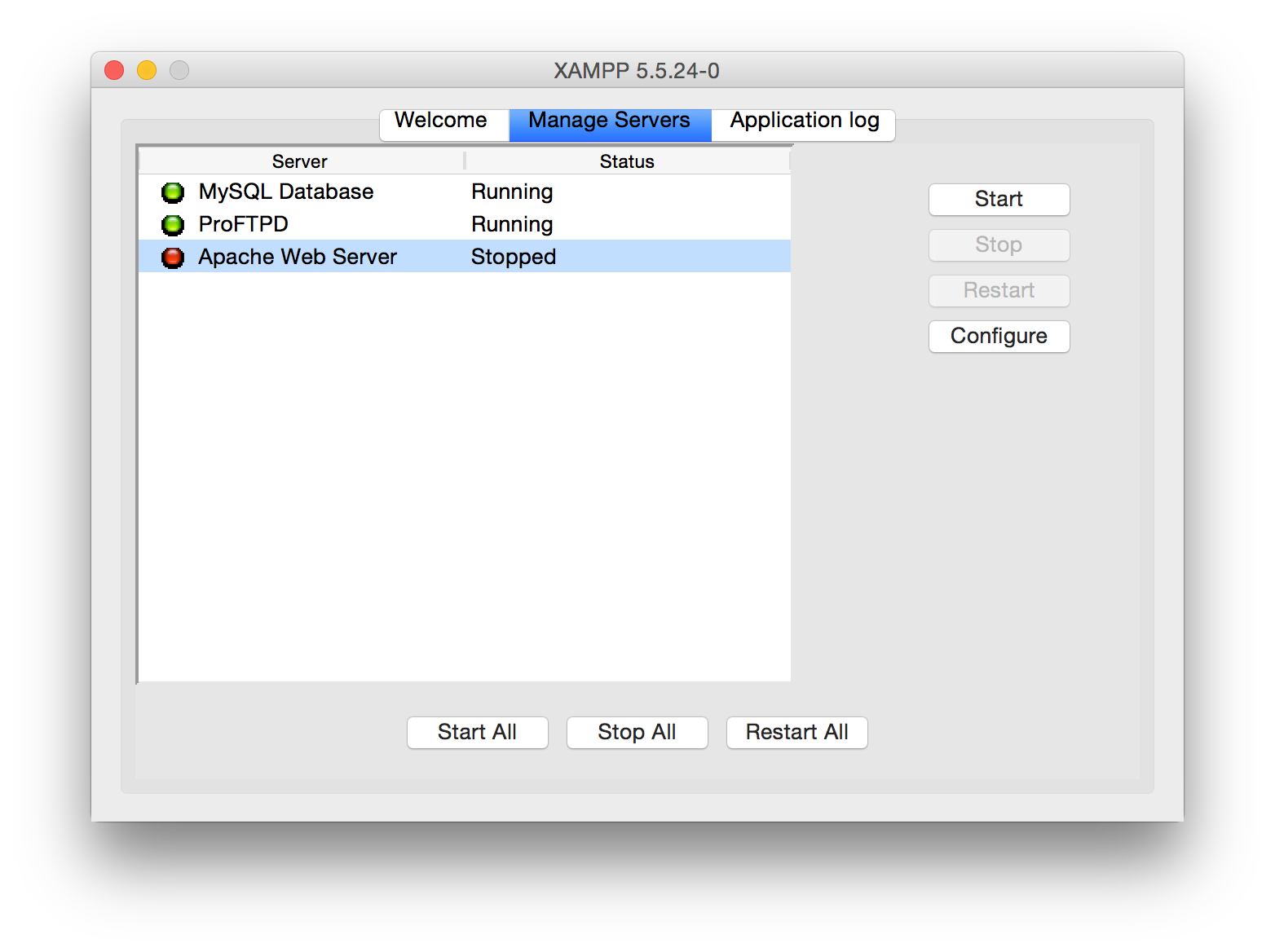 setting up imap client to macos server 5.4